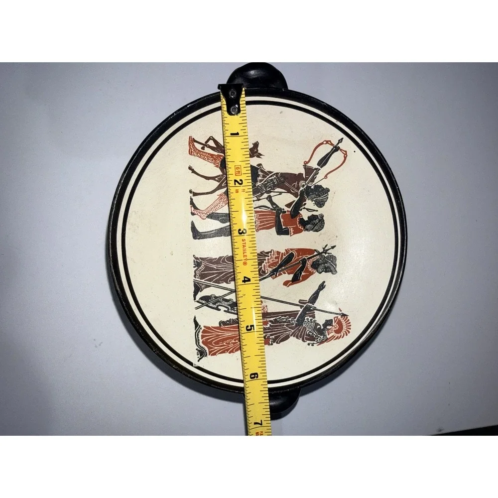 Athena Greek Kylix Drinking Bowl Redware Hand Made In‎ Greece Artemis Hermes